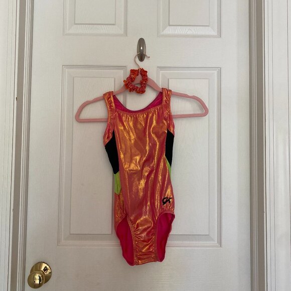 GK Elite Size Adult Small Gymnastics Leotard - Picture 1 of 2